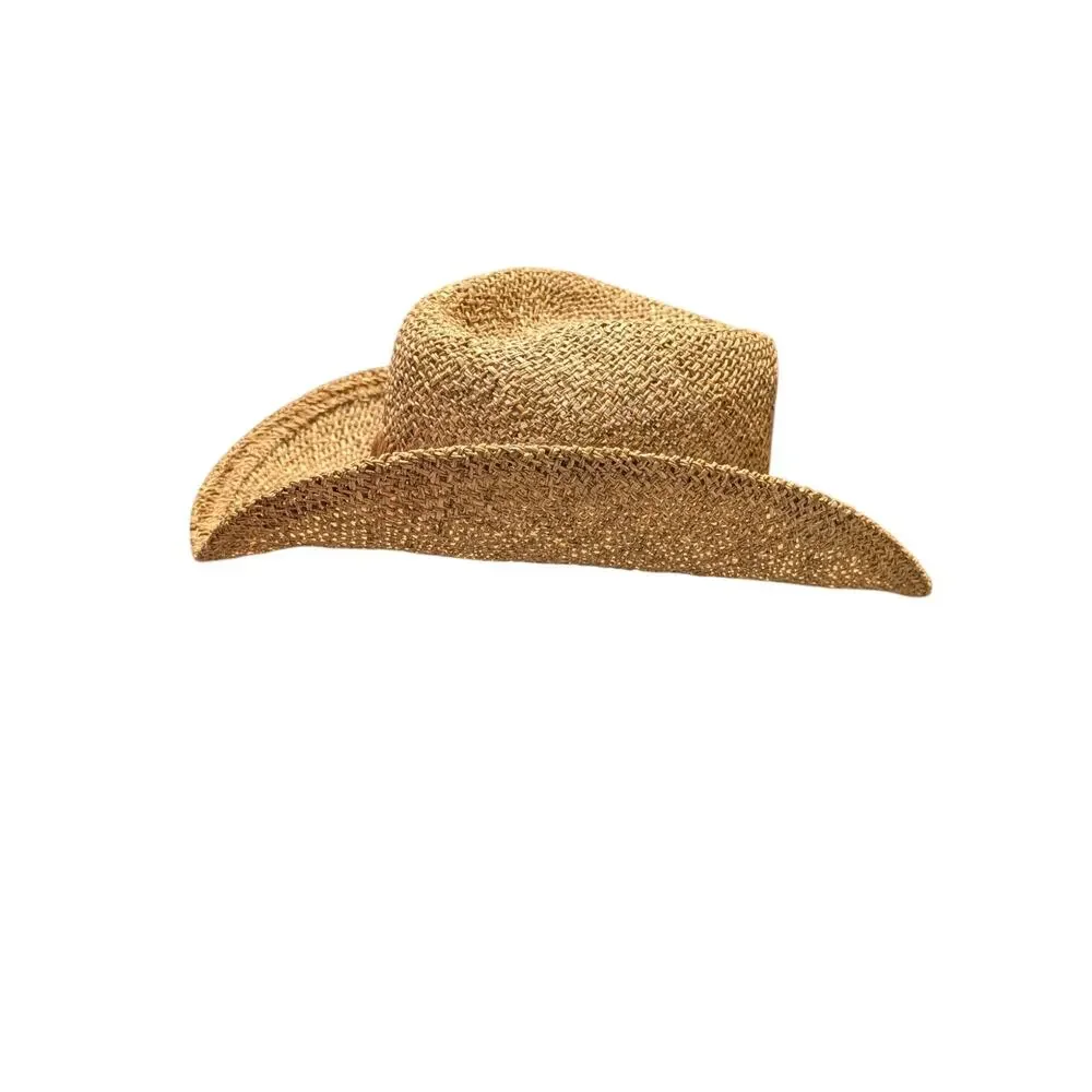 J.Crew Unisex Straw Cowboy Style Sun Hat One Size